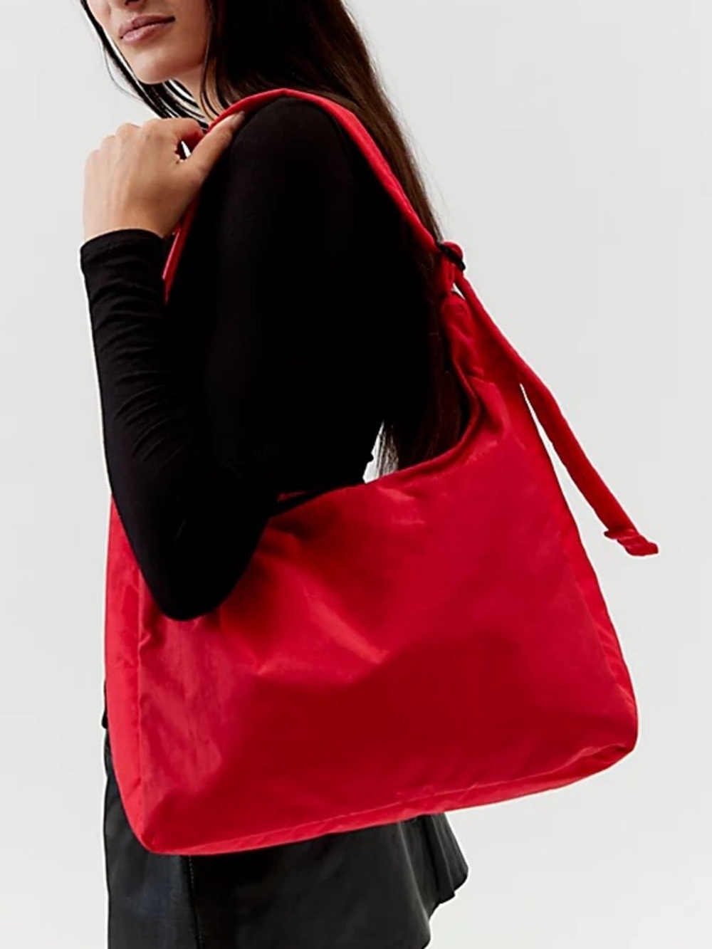 NWT Baggu Nylon Shoulder Bag - Candy Apple Red
